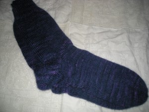 A Classic Sock from Folk Socks: The History and Techniques of Handknitted Footwear by Nancy Bush